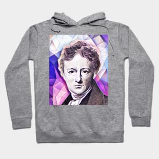 Charles Lamb Pink Portrait | Charles Lamb Artwork 8 Hoodie